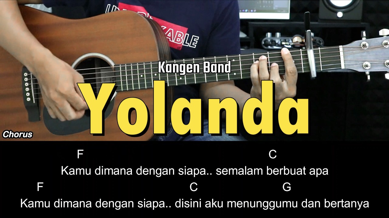 Yolanda - Kangen Band | Tutorial Chord Gitar Mudah dan Lirik