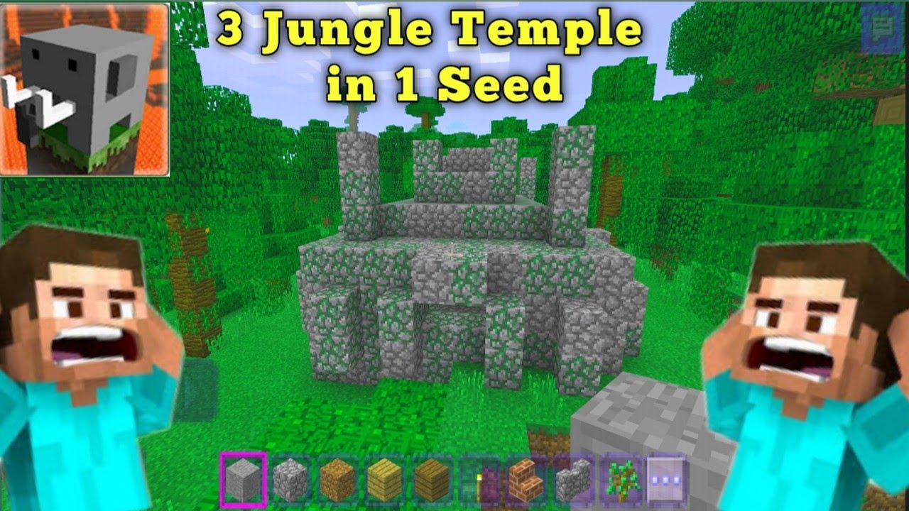 Most Overpowered Seed in Craftsman⚠️||3 Jungle Temples in One Seed||😱😱