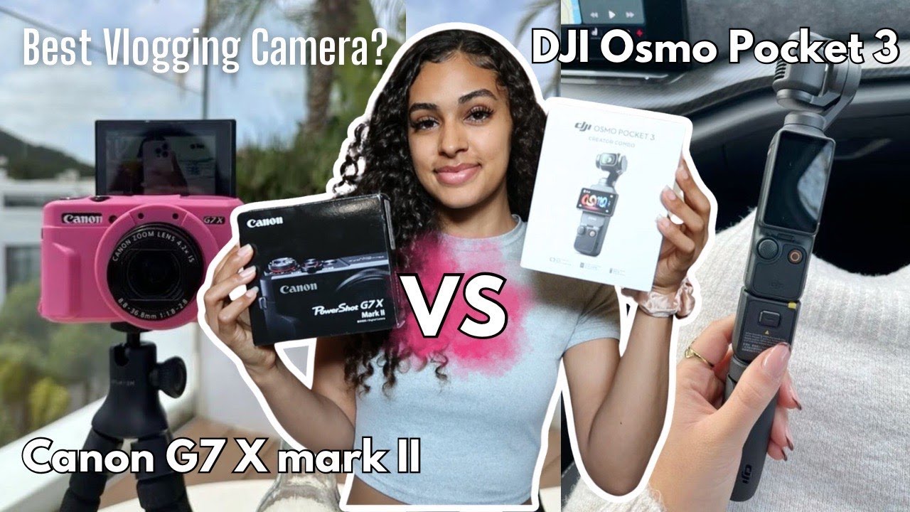Canon G7 X mark ii VS DJI Osmo Pocket 3 📸 | Best VLOGGING Camera? FULL review!