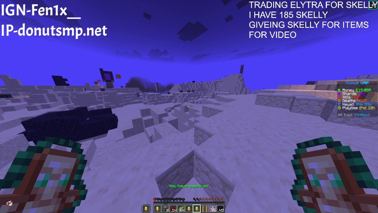 🔴LIVE BASE RATING AND TRADING IN DONUT SMP |Donutsmp