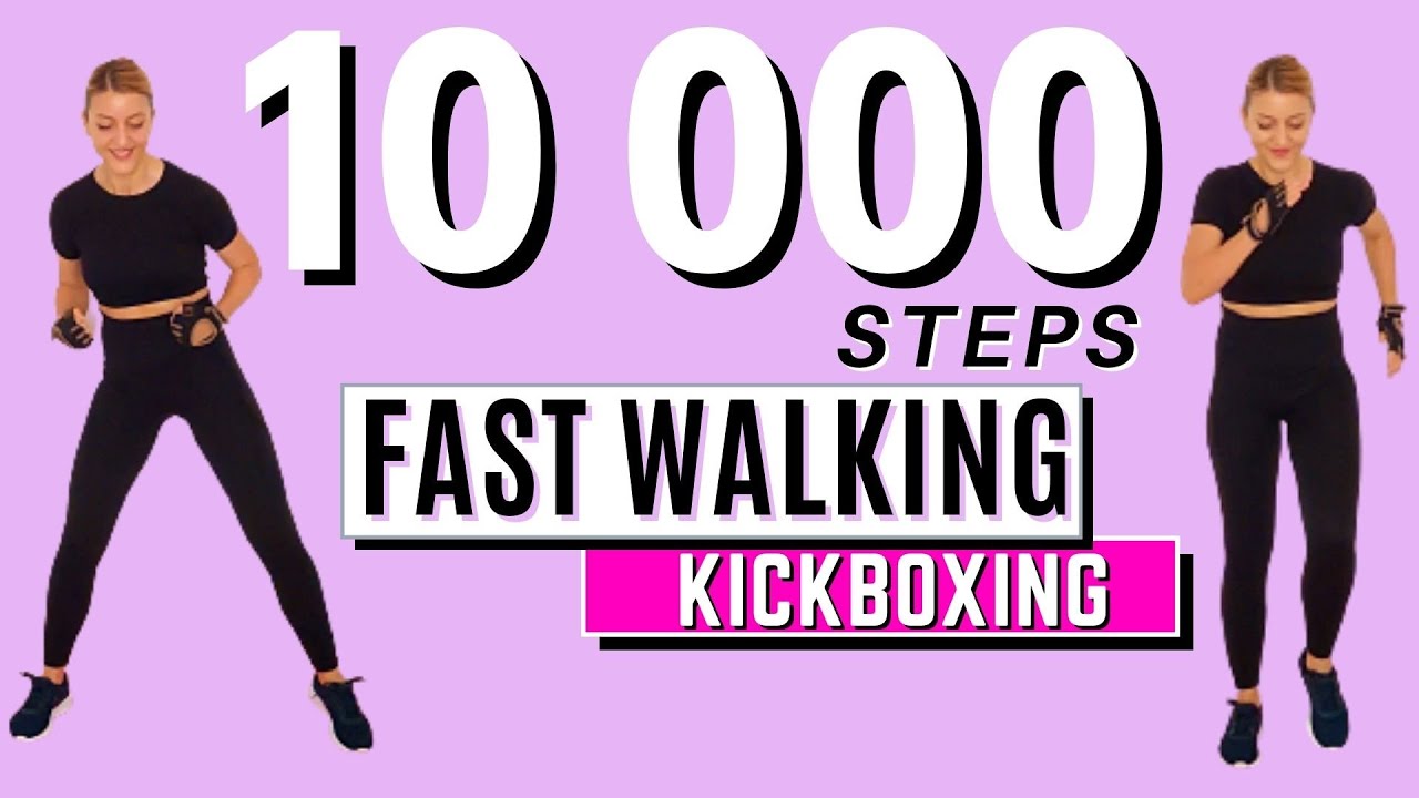 🔥Fast Walking for Weight Loss🔥10000 STEPS🔥Walk & Box for Calorie Burn & Weight Loss🔥Knee Friendly🔥
