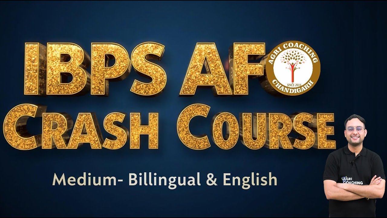IBPS AFO Crash Course 2025 | Agriculture Officer Preparation | Agri Coaching Chandigarh