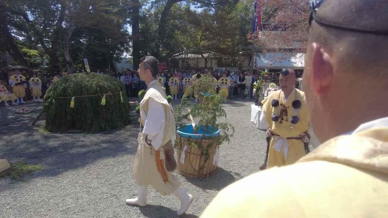 奈良金峯山寺・花供千本搗き・女人採灯大護摩供①Kinpusenji Temple in Nara – Hana-ku Senbon-zuki & Women's Fire Ritual (Goma)