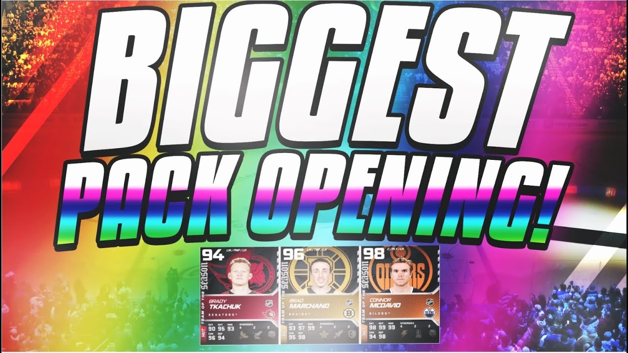 NHL 21 HUT BIGGEST PACK OPENING EVER! INSANE TOTS PULLS!