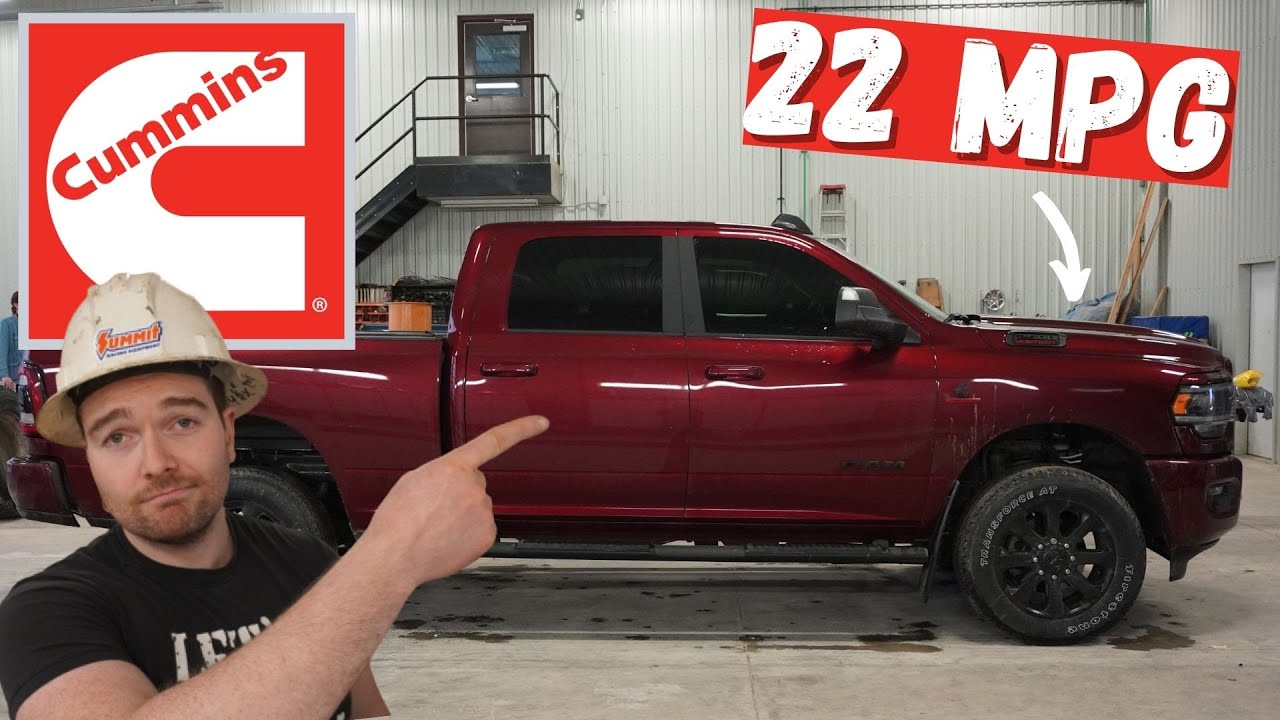 RAM 2500 Cummins Fuel Economy (Real World) | Why are Diesels VERY Fuel Efficient ?