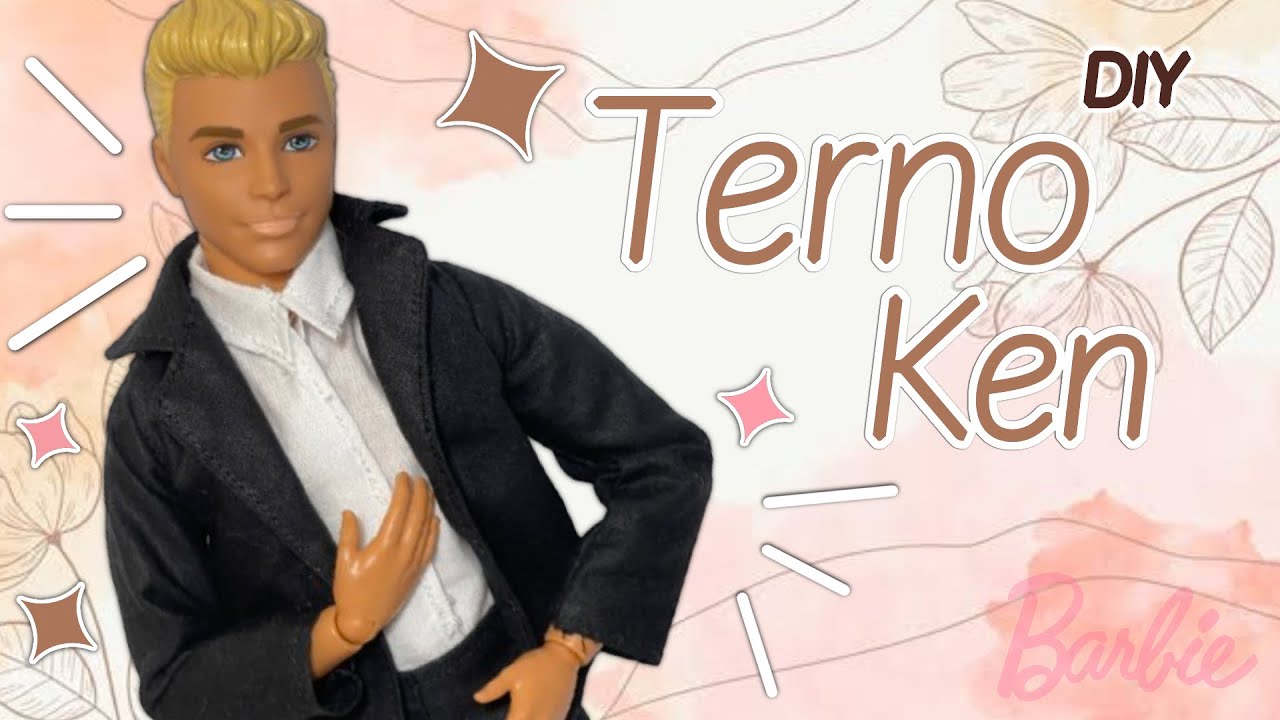 TERNO PARA BONECO KEN - Como fazer um terno de casamento para o Ken - Lalay Doll - DIY