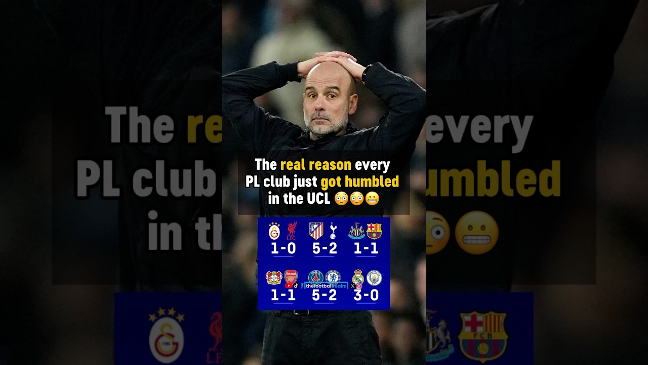Why PL club got HUMBLED in the UCL 😳