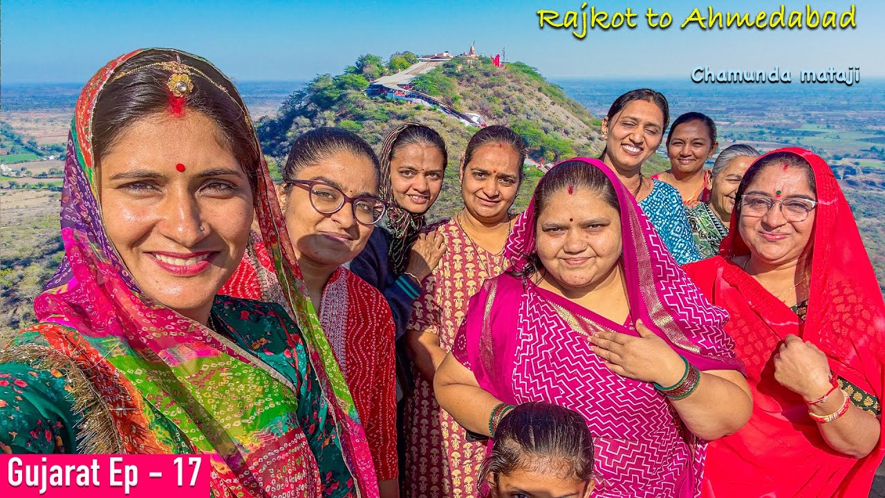 Ep-17 राजकोट में शारदा को महिलाओं ने घेर लिया 🙏 Rajkot to Ahmedabad via Chamunda mata ji