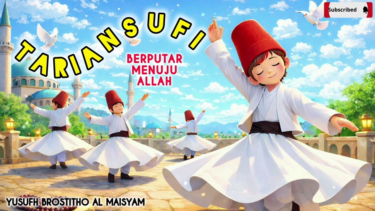 TARIAN SUFI BERPUTAR MENUJU ALLAH - YUSUFH BROSTITHO AL MAISYAM | LAGU RELIGI ISLAM TENTANG DZIKIR 