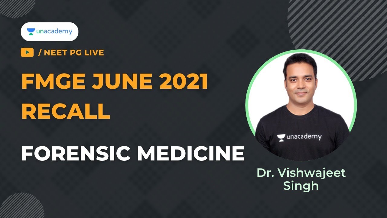 FMGE June 18th | FMT  Recall Questions | Dr. Vishwajeet Singh