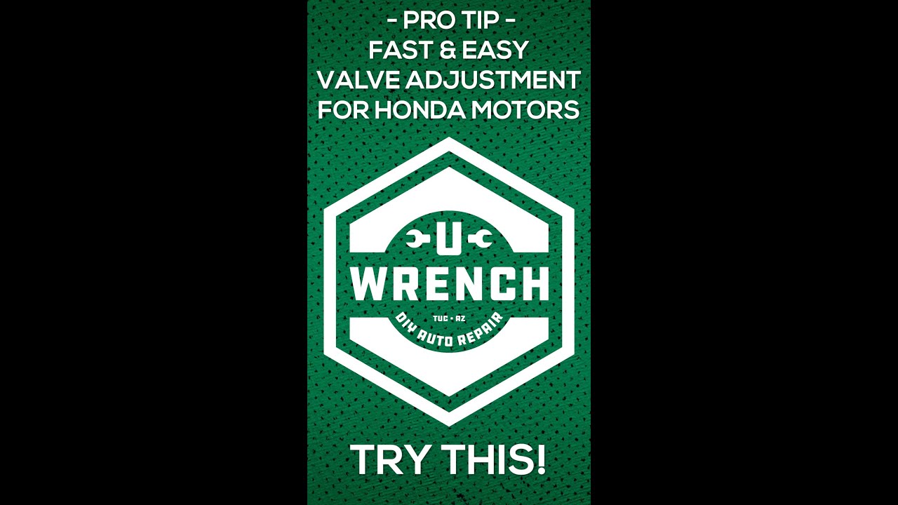 Fast/Easy valve adjustment for all Honda Motors | Pro Tip