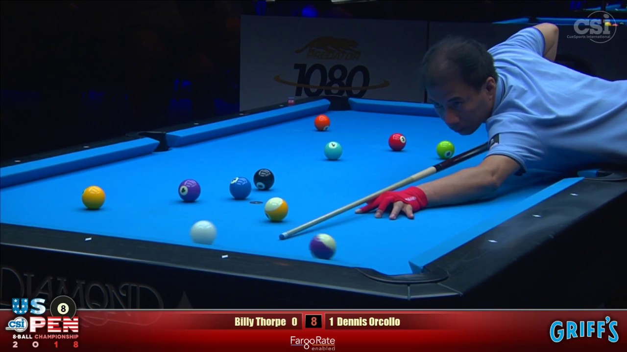 2018 US Open 8-Ball Championship: Billy Thorpe vs Dennis Orcollo