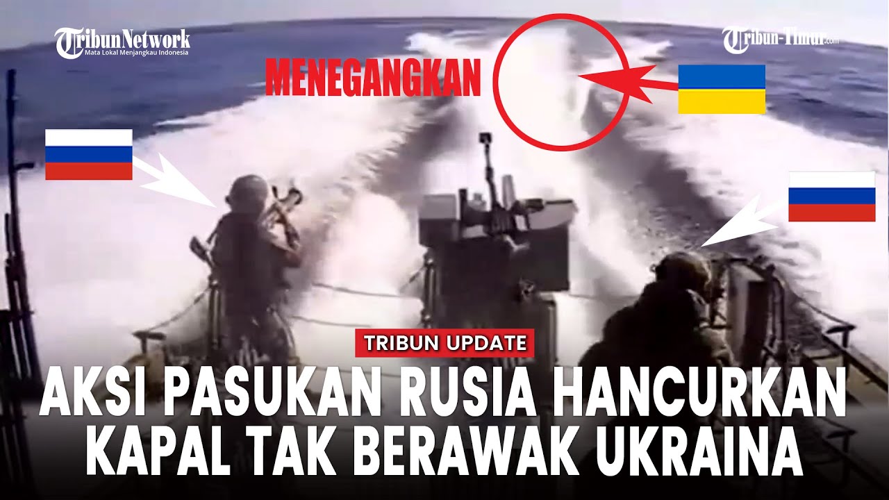 Keberhasilan Prajurit Ukraina dalam Menangkis Serangan Kapal Tak Berawak