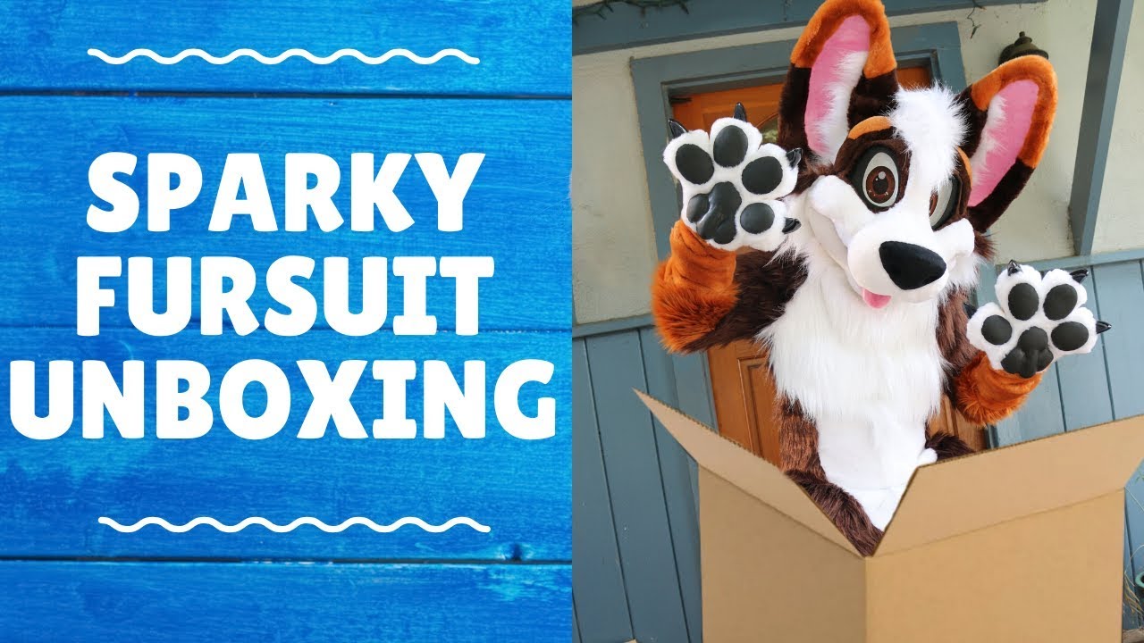 SPARKY FURSUIT UNBOXING!!! (MoreFurLess)