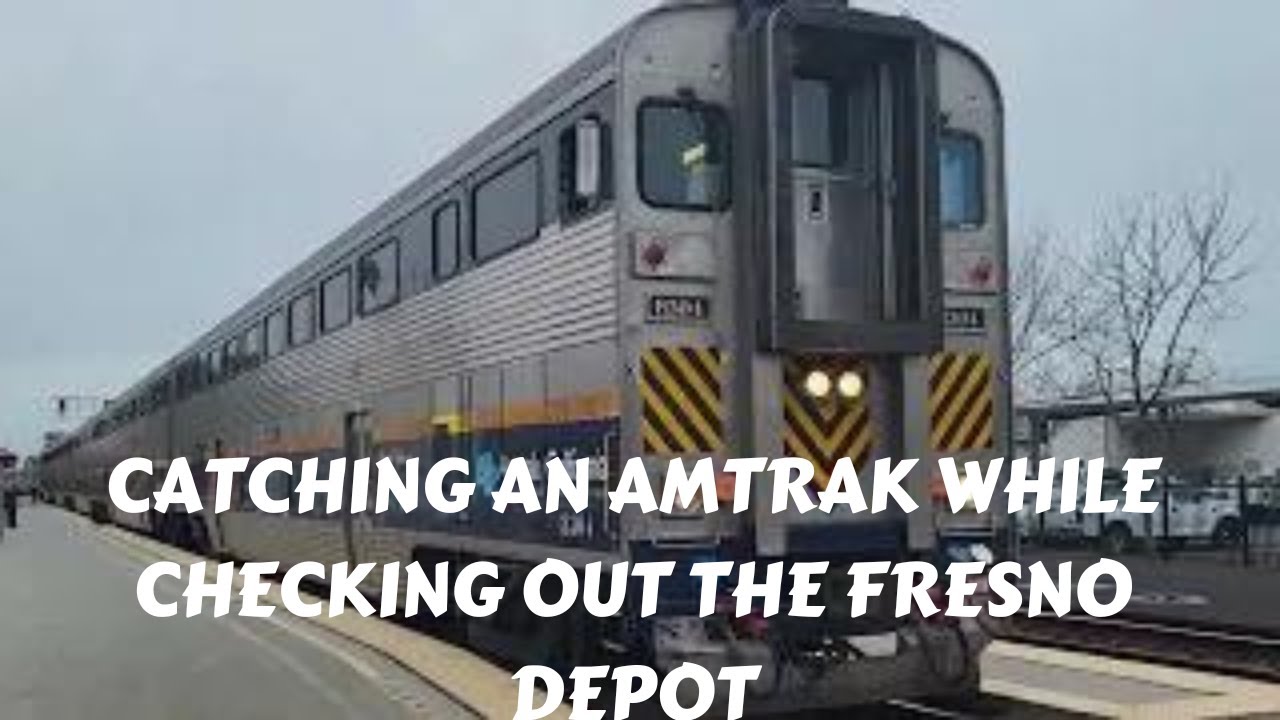 Экскурсия на поезде Amtrak и по железнодорожному вокзалу Фресно!