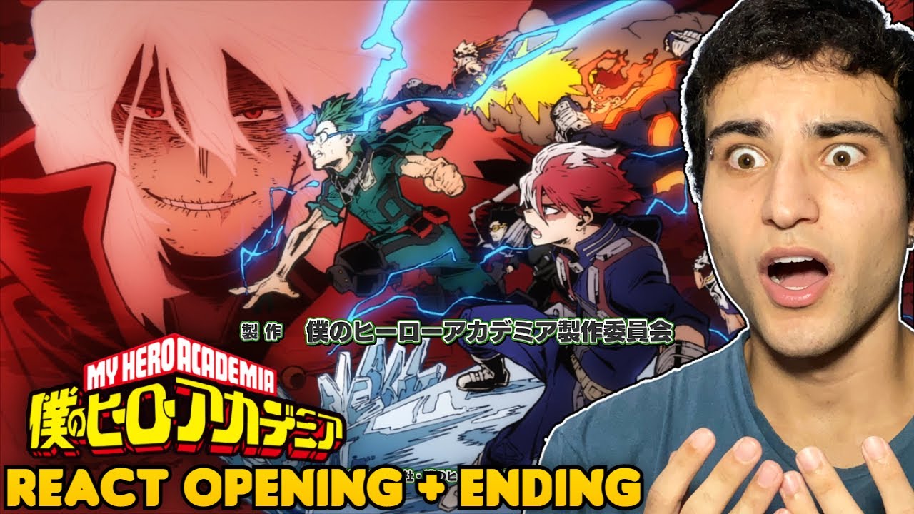 BOKU NO HERO OPENING 10 + ENDING 10 REACTION