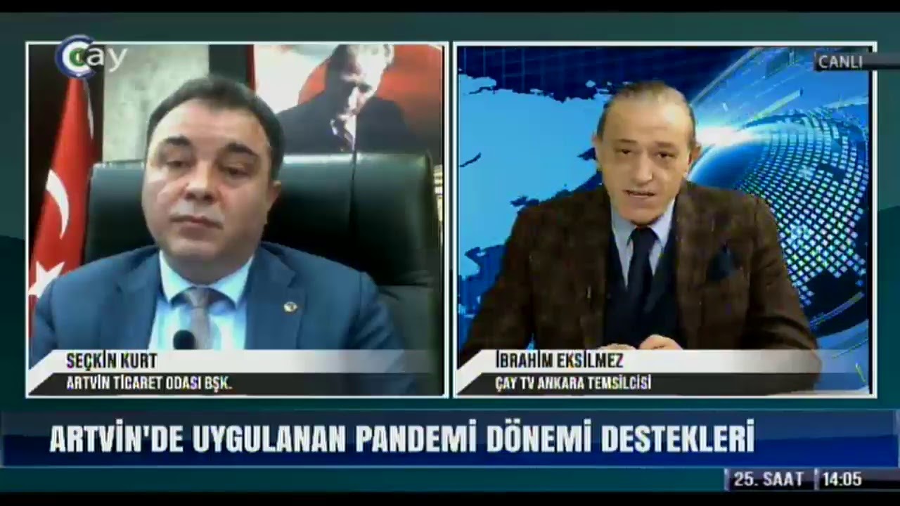 25. SAAT - SE&Ccedil;KİN KURT ARTVİN TİCARET ODASI BAŞKANI - 19.12.2020