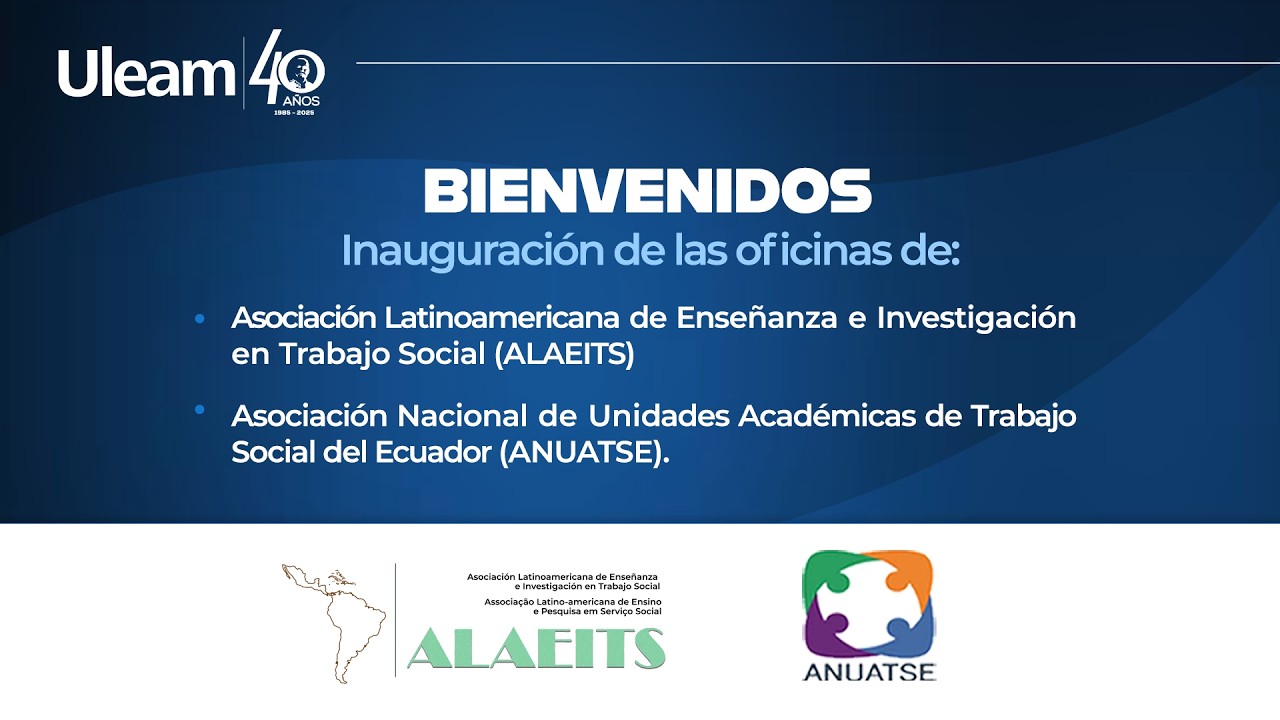 Inauguración de las oficinas de ALAEITS y ANUATSE en ULEAM
