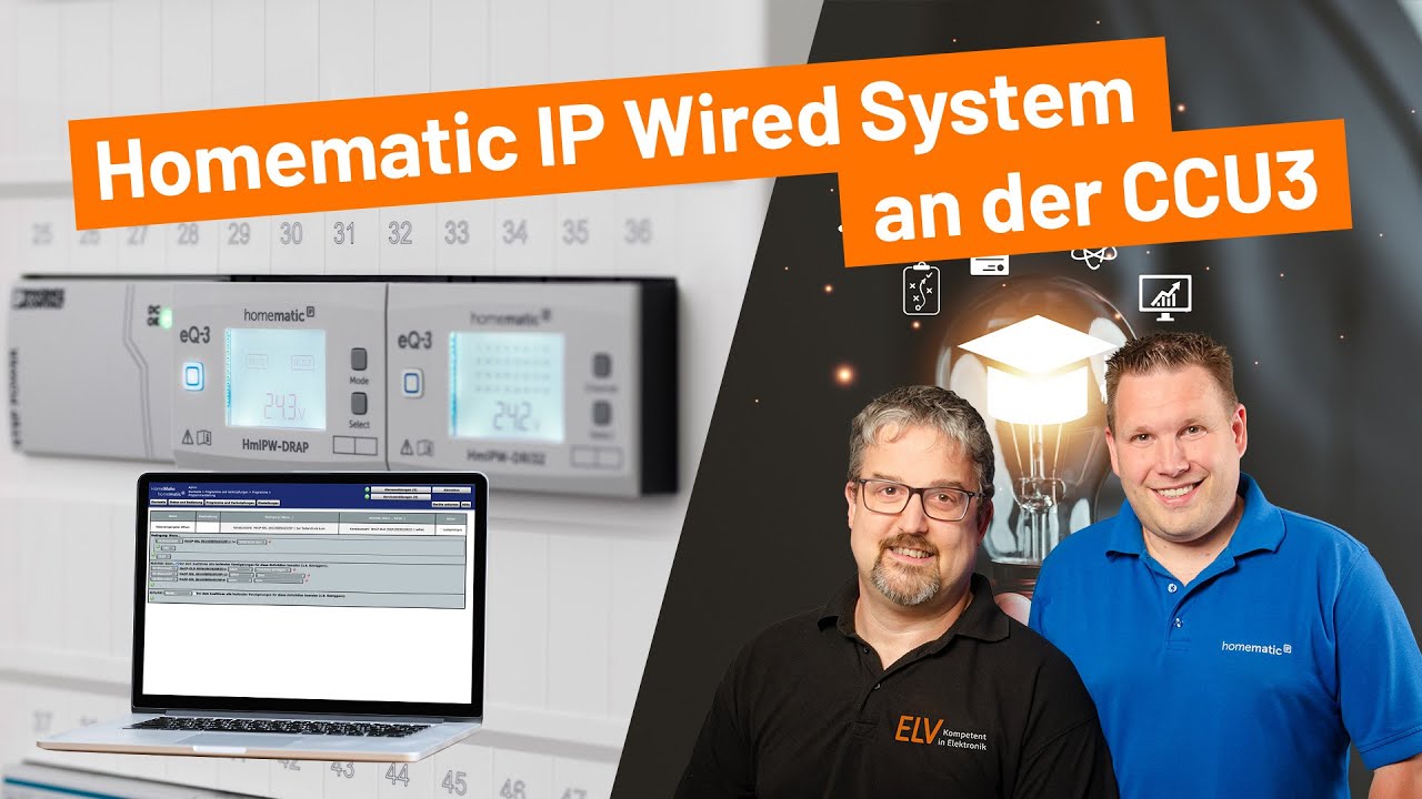 ELV Online-Fachseminar – Homematic IP Wired in der CCU3-Lösung