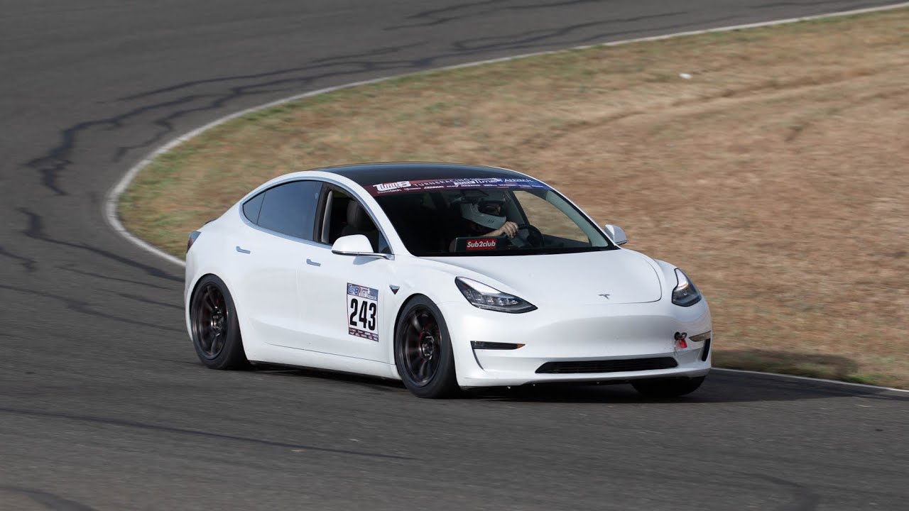 Turn 8 Time Attack / Thunderhill West /  2019 Tesla Model 3P