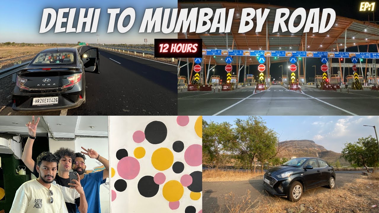 Delhi to Mumbai by Road |#HyundaiAura1400 KM on CNG⛽|Paisa Vasool Ya Nahi? | 2025 @SHRI VLOGS