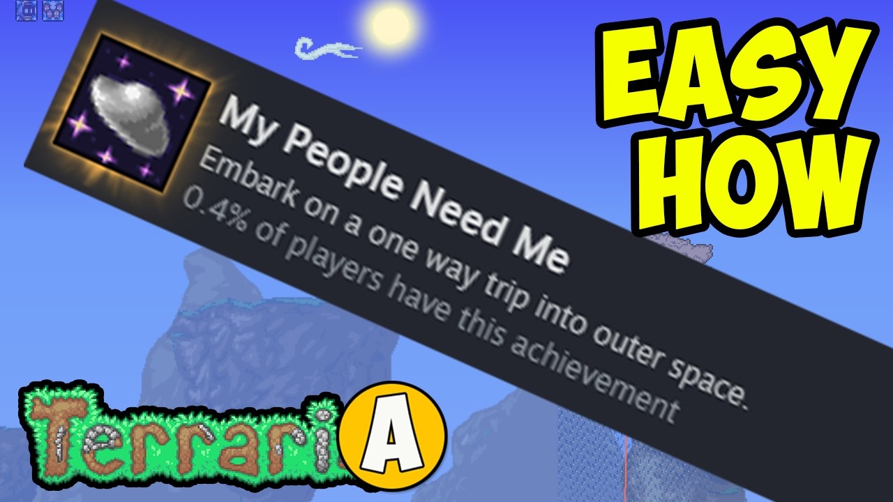 Terraria: как получить достижение «Мои люди нуждаются во мне» (Steam) | Terraria: как покинуть карту