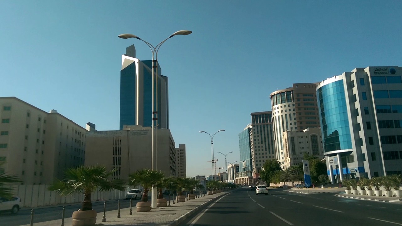 Driving in Qatar From Al Markhiya to Al Mansoura via C- Ring Road Part-1...
