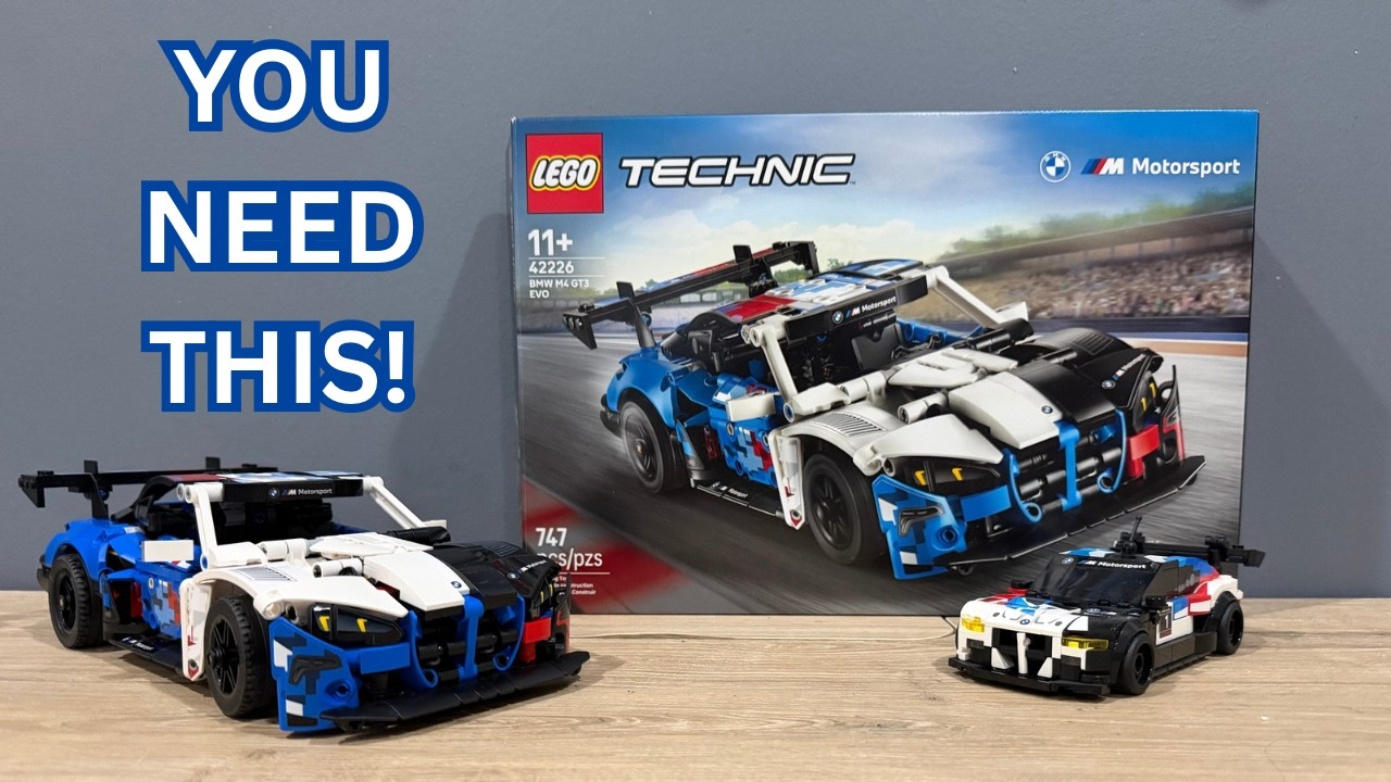 Обзор LEGO Technic BMW M4 GT3 Evo! Лучшая модель Technic 1:16 на данный момент??!! 42226