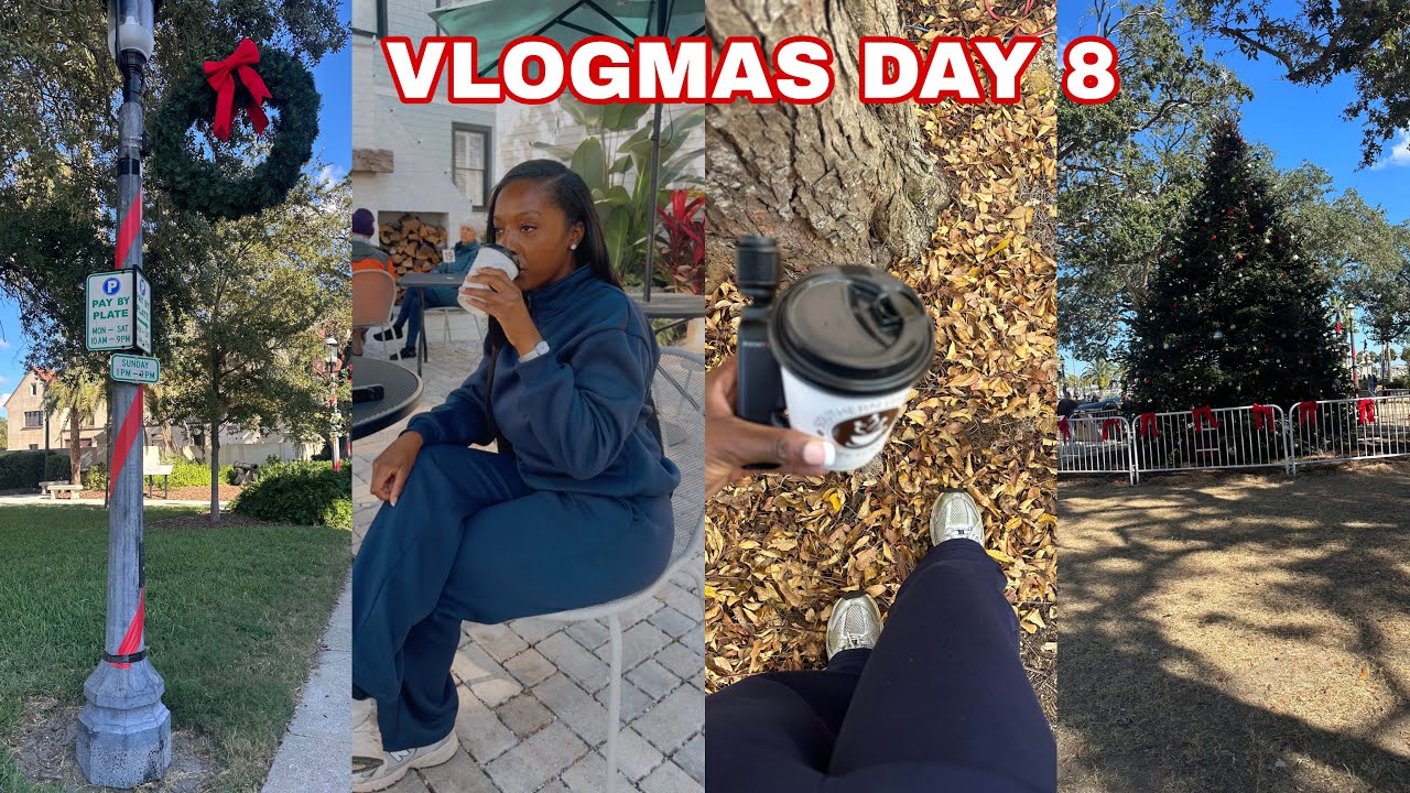 Vlogmas Day 8| Exploring Downtown St. Augustine+ Cozy Night in| MORE!!
