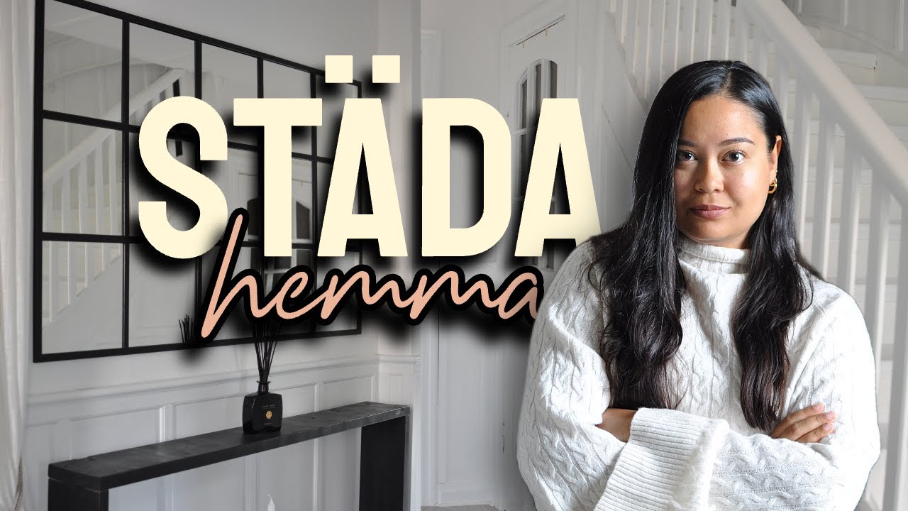 STÄDA HELA NEDERVÅNINGEN MED MIG! – Innan gästerna kommer! 🧹🧼 speed cleaning motivation