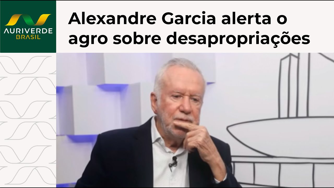 Alexandre Garcia alerta o agro sobre plano de desapropriações anunciado por Paulo Teixeira