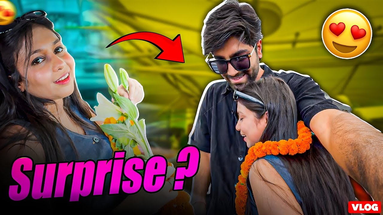 Surprise Airport Pickup✈️ | Saloni Got Emotional 🥲