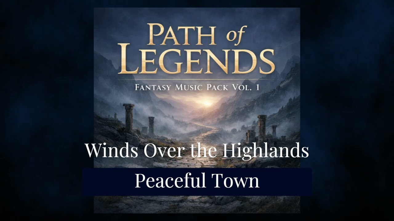 Winds Over the Highlands (Peaceful Town) – Epic Fantasy Music | Royalty Free