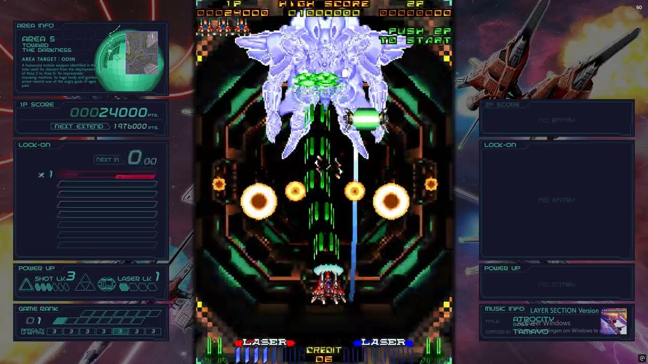 Ray'z Arcade Chronology: Rayforce (PC) Walkthrough