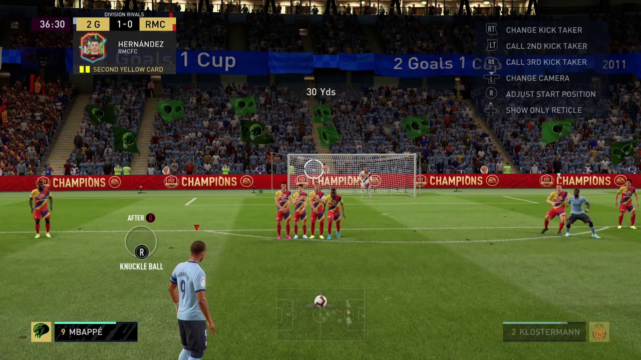 FIFA 20 Mbappe Free Kick Goal FUT