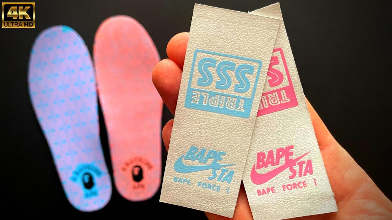 How To Make Sneaker Tongue Tags | Bape Camo Custom PT4