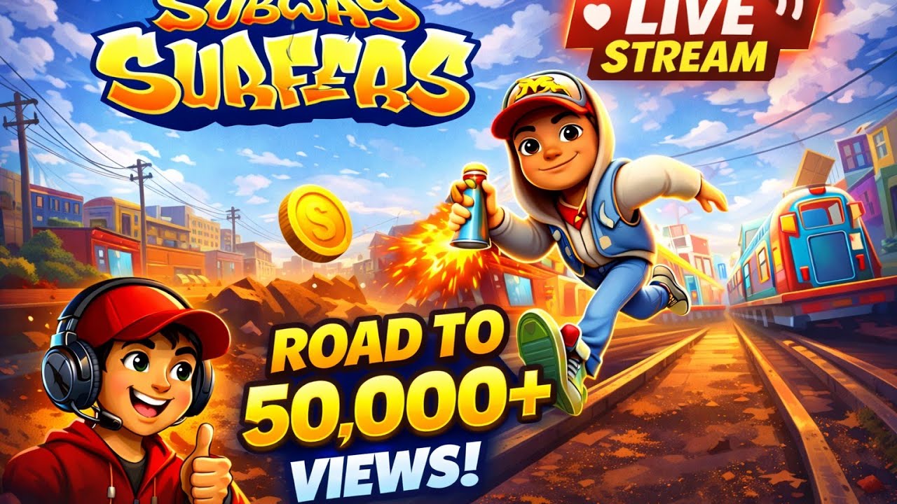 🔴 LIVE Subway Surfers Gameplay | High Score Challenge | Noob To Pro Live 😱या