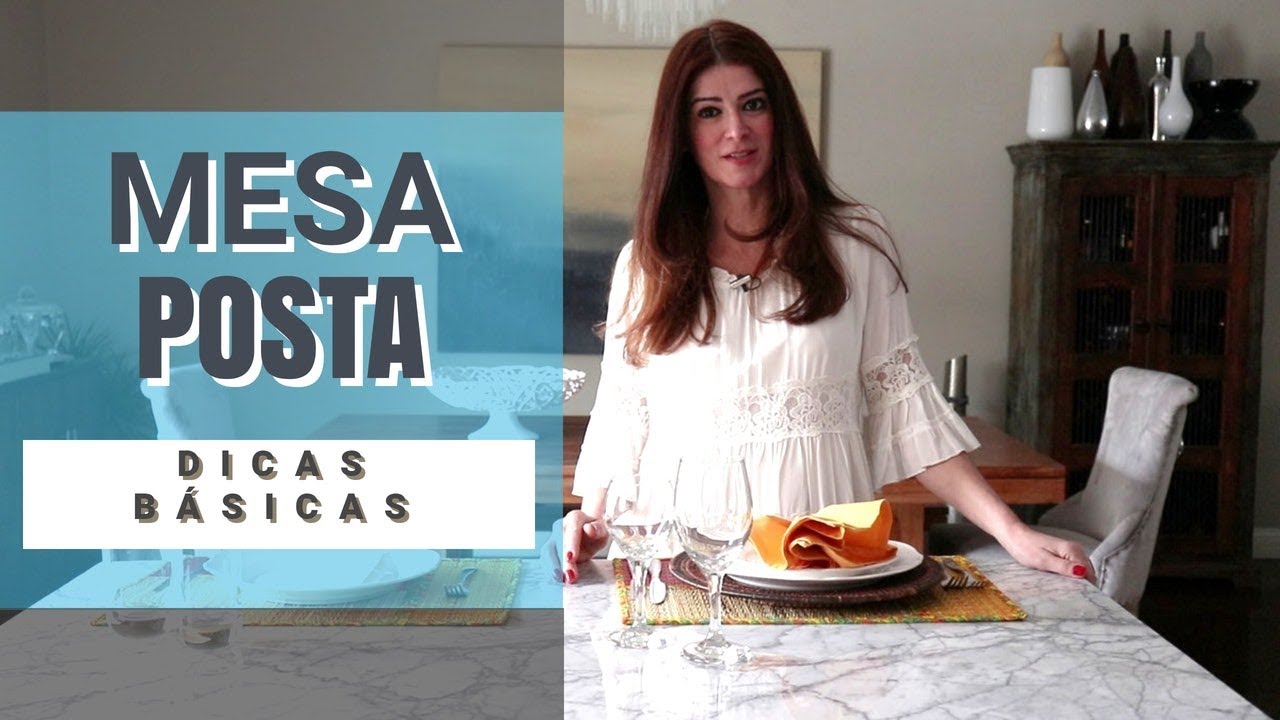 Mesa Posta Dicas Básicas