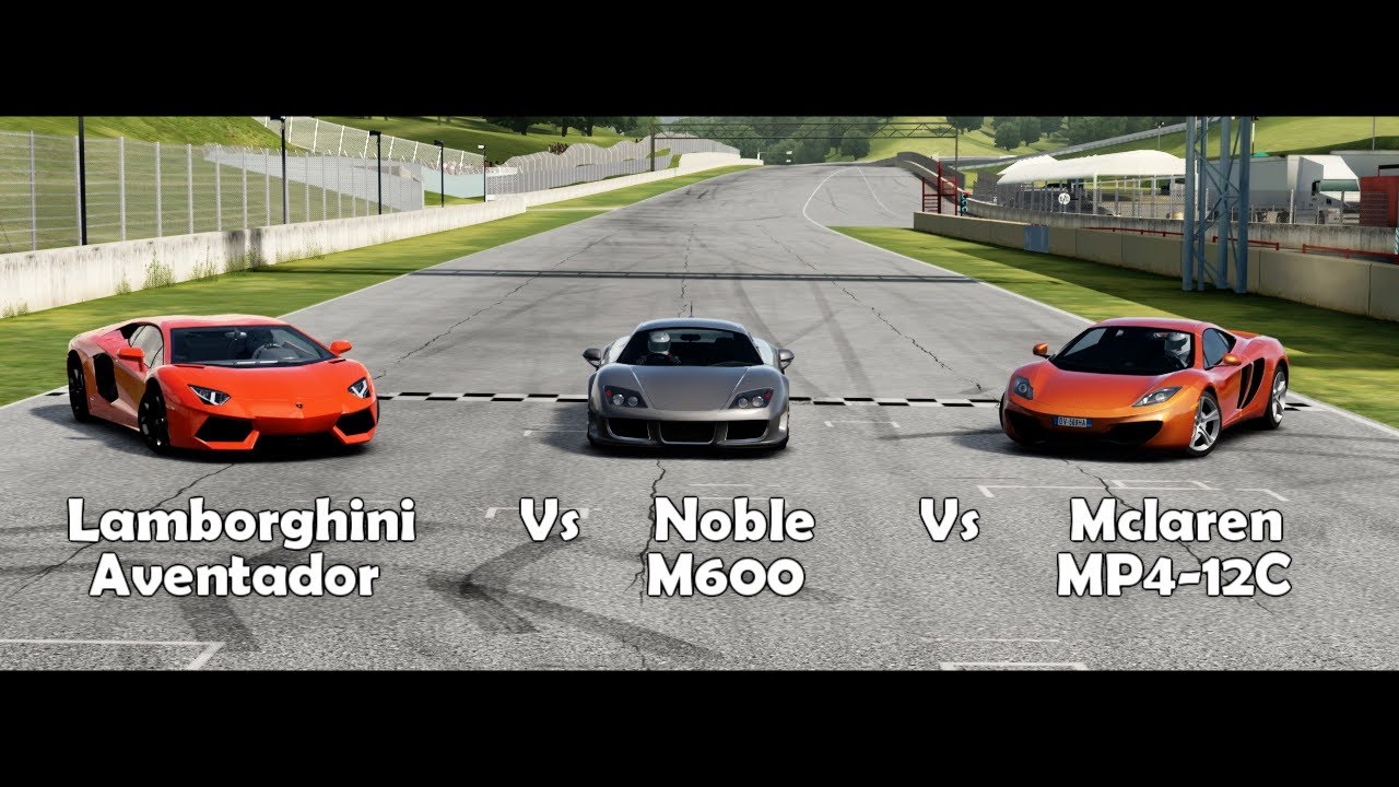 Forza Motorsport 4 Battle - THE FINAL! Aventador Vs Noble Vs Mclaren