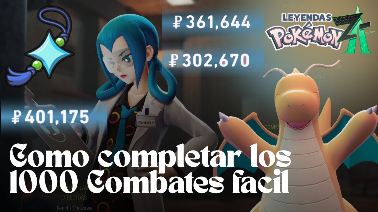COMO ALCANZAR LOS MIL COMBATES Y FARMEAR DINERO EN POKEMON LEGENDS ZA | Amuleto&nbsp;iris&nbsp;✨💚