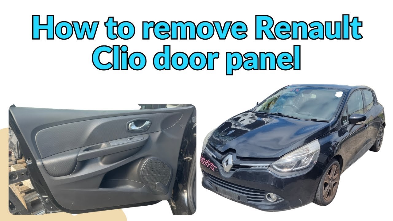 Как снять дверную панель Renault Clio, X98 2013-2019