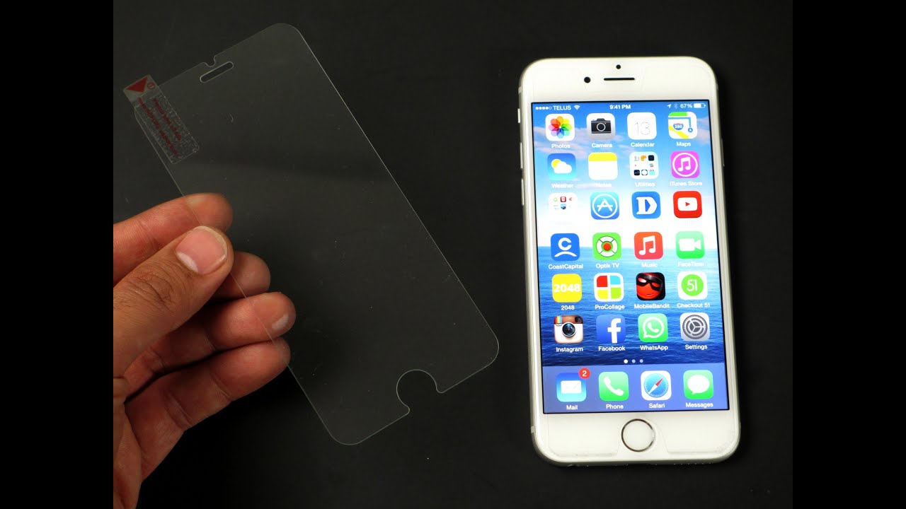 iPhone 6 : How to install Glass Screen Protector