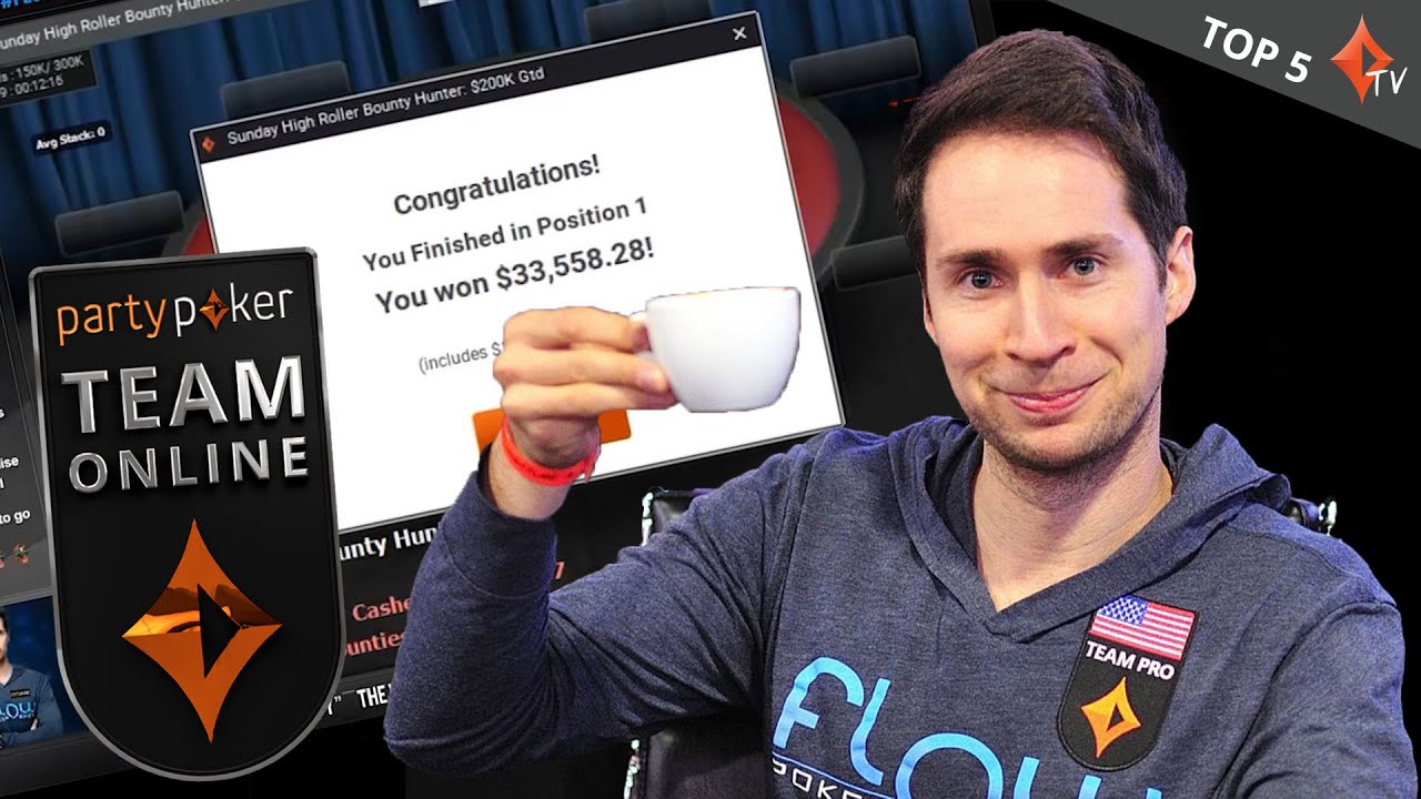 Top 5 Jeff Gross MAGIC Moments! | Online Poker - Texas Holdem | partypoker Team Online