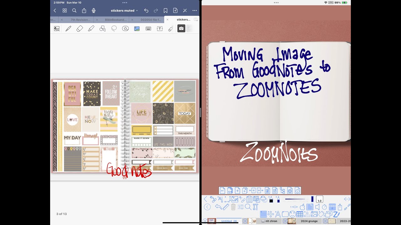 Moving Images From GoodNotes Into ZoomNotes -