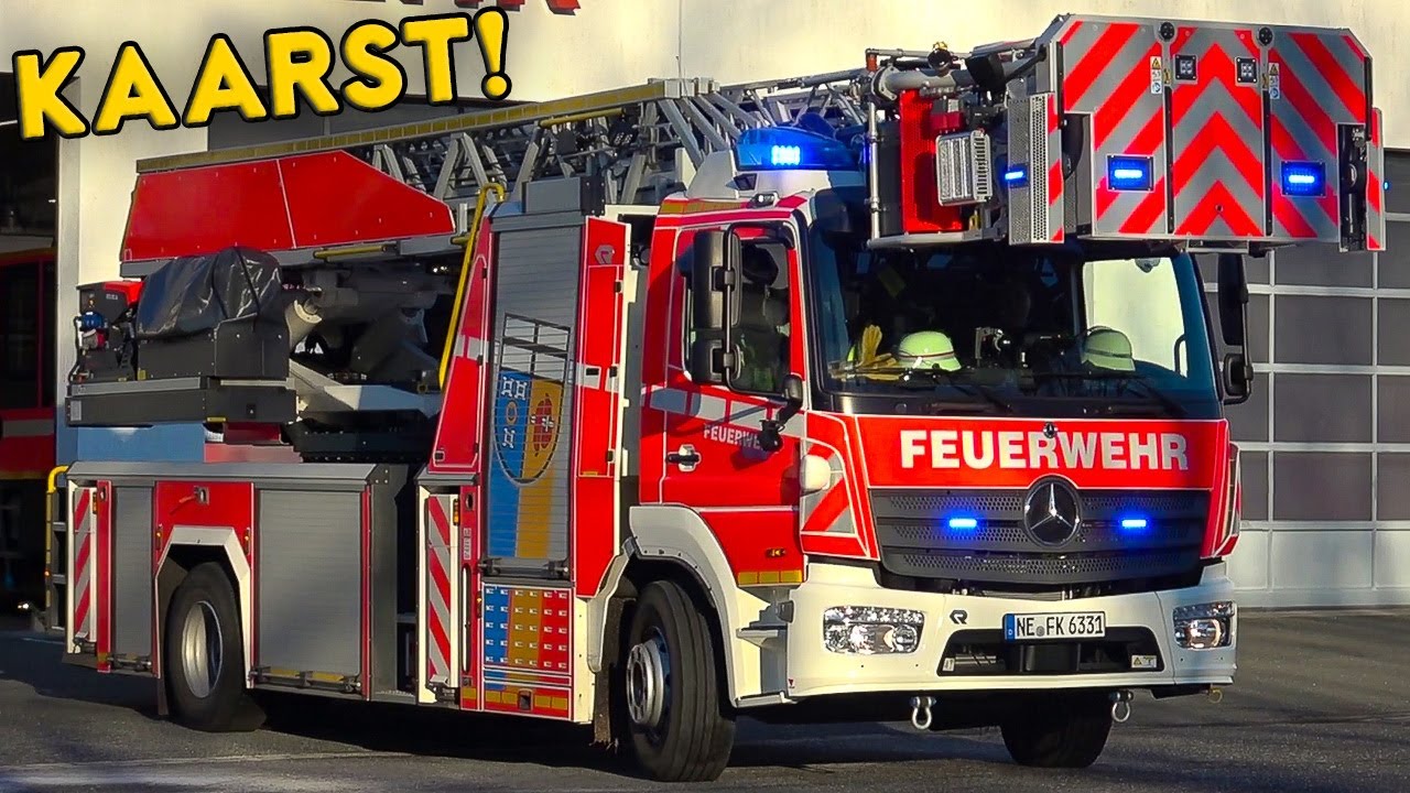 [NEUE DLK & NEUES HLF!] - Feuerwehr KAARST | ZWEI EINSÄTZE in kurzer ZEIT - EINSATZFAHRTEN!