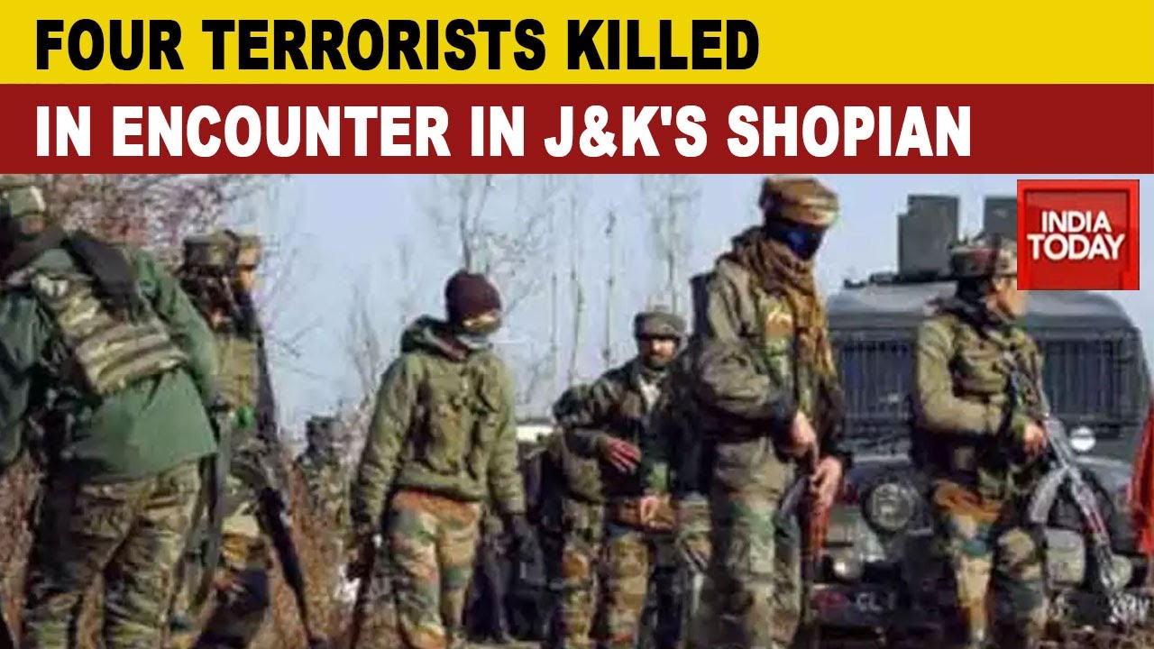 Shopian Encounter: 4 More Terrorists Gunned Down In Encounter In J&K, 9 In 24 Hours