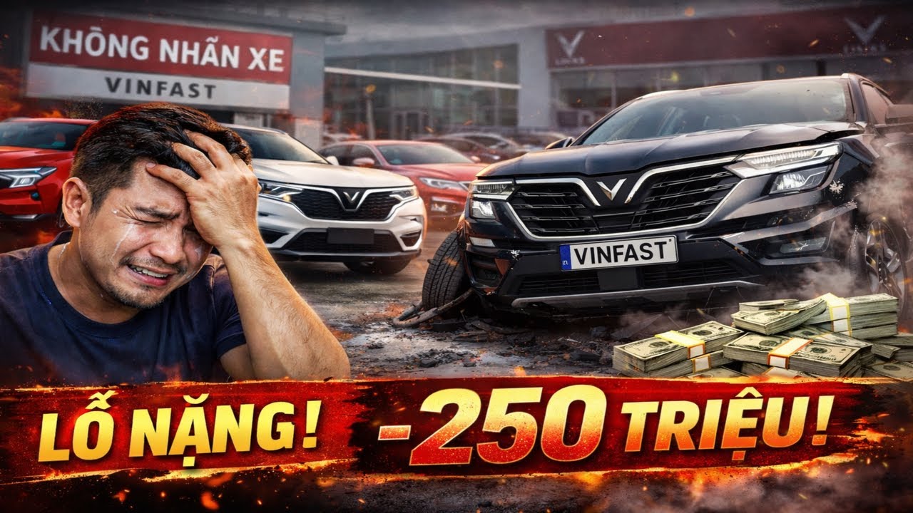 Xe VinFast Rớt Giá Thảm Hại: Chủ Xe Bán Tháo Trước Tết, Vì Sao?