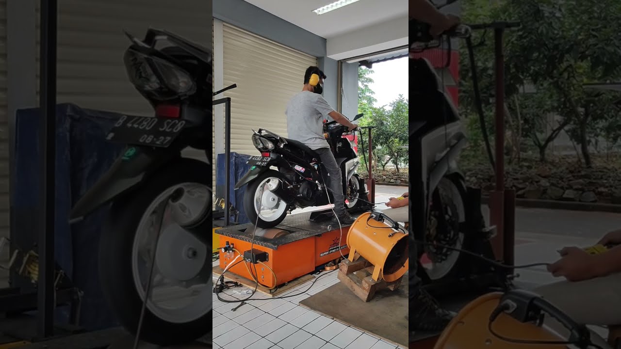 Dyno Test Mio M3 / Mio Z 125, Boreup 150cc Di BRT Sentul