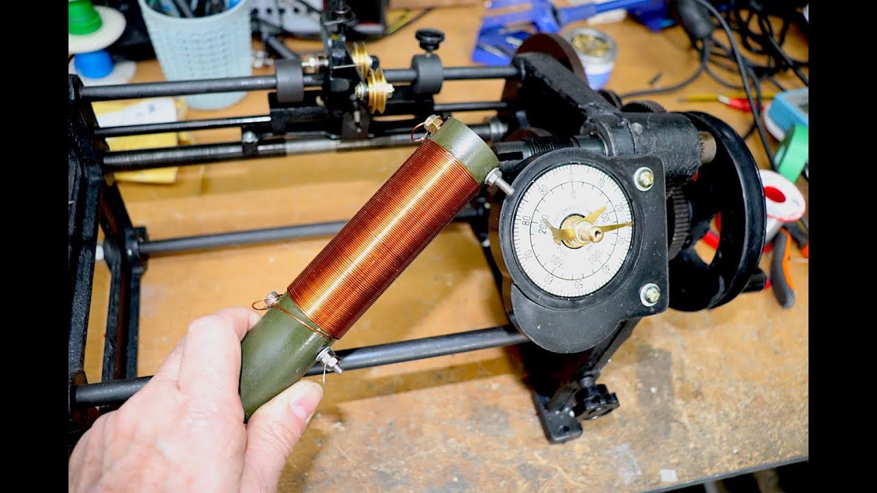 Making A Linear Amp Plate Choke On A Chinese Coil Winding Machine