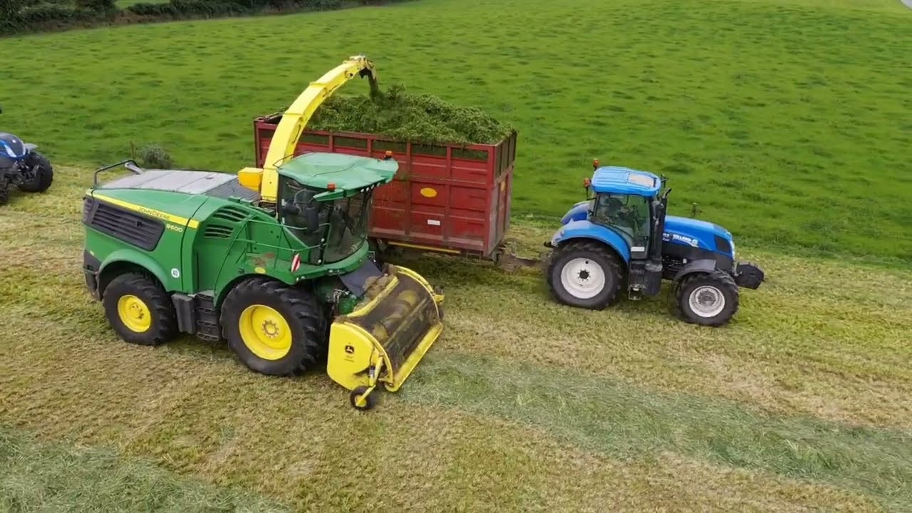 Getting my arable silage cut . Donal Murphy silage 2025